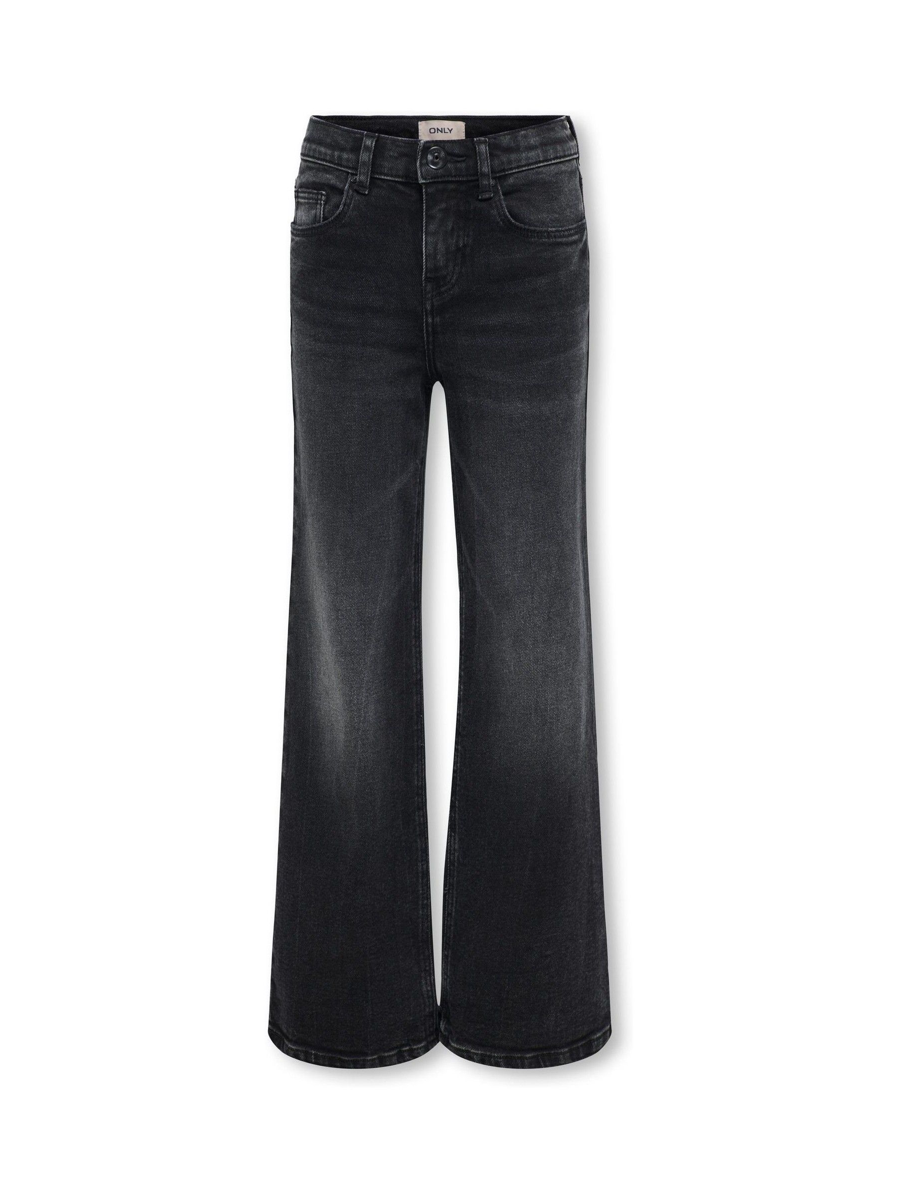 ONLY KIDS Wide Leg Denim Jeans With Stretch