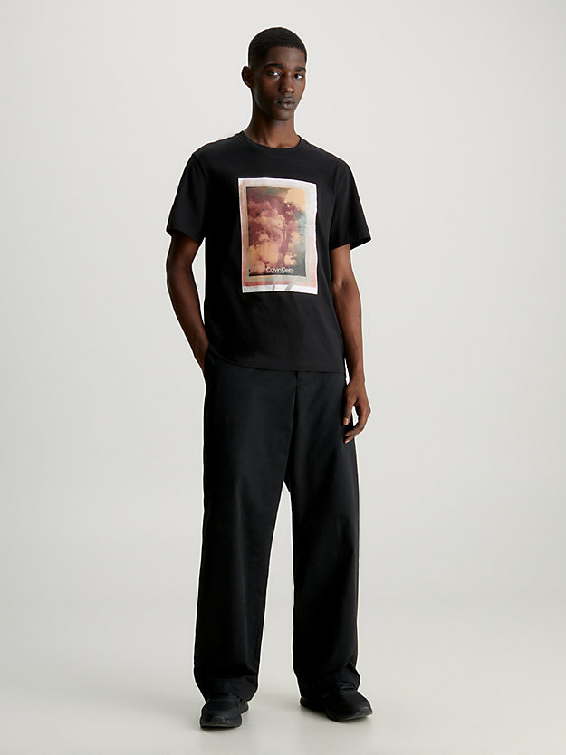 Camiseta com estampa fotográfica