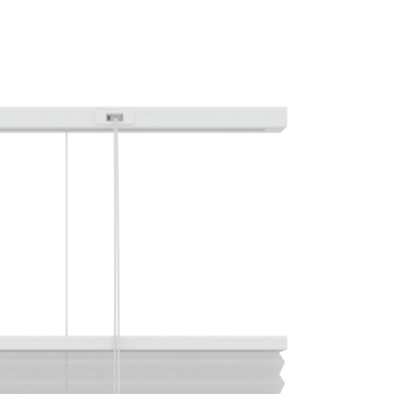 KARWEI enkel plisségordijn lichtdoorlatend wit (kleurnr. 6010) 140x220 cm (bxh)