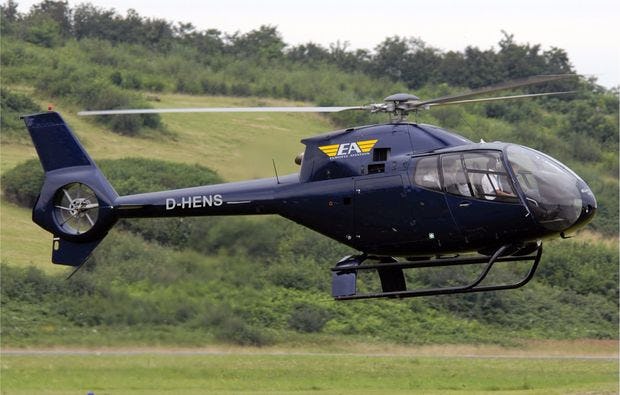 Hubschrauber fliegen ab Trebbin bei Berlin