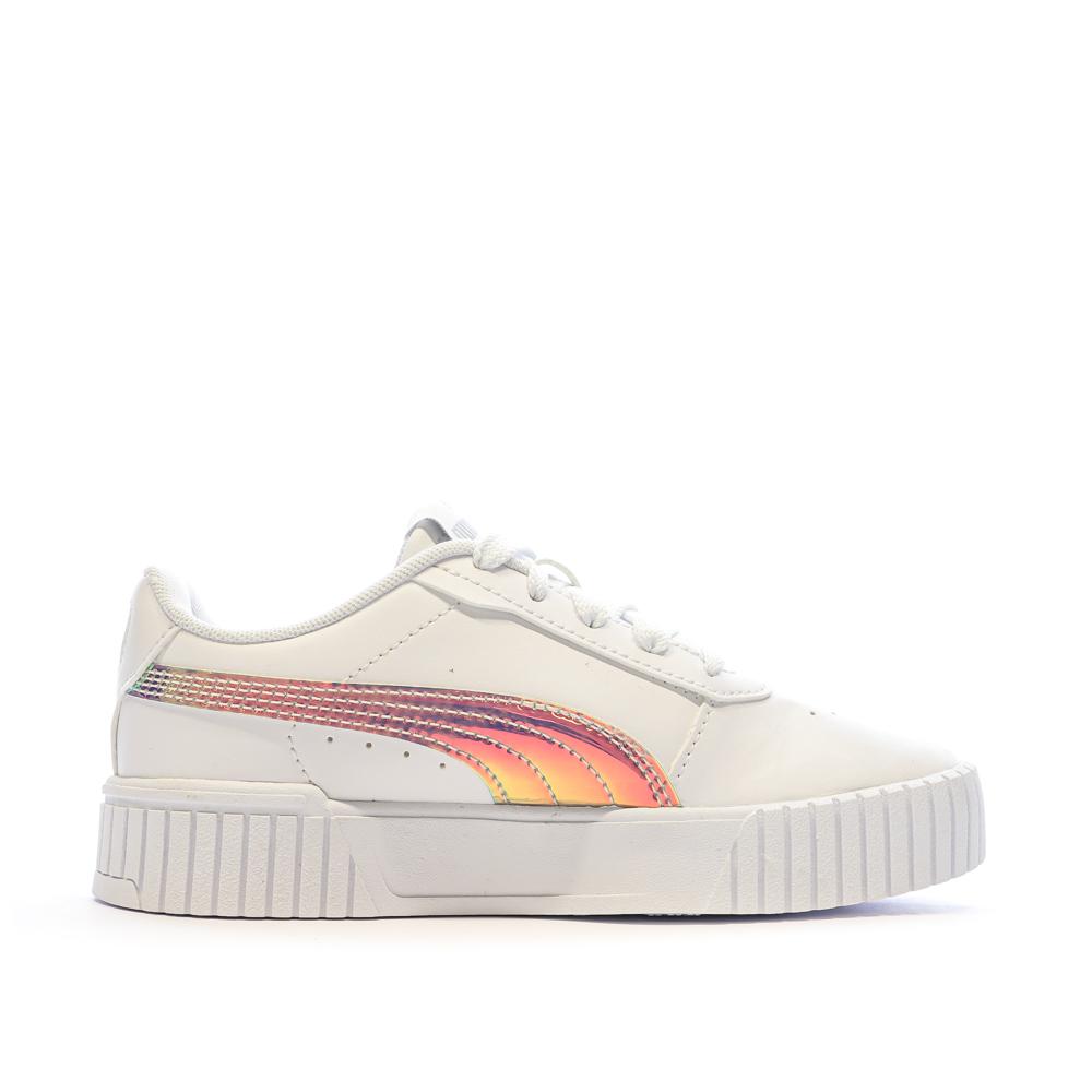 Puma Baskets Blanche Fille Puma Carina 2.0 Holo