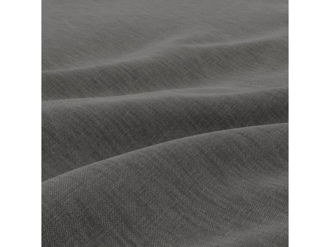Canapé d'angle en U avec fonction sommeil, 2 méridiennes, Gris foncé