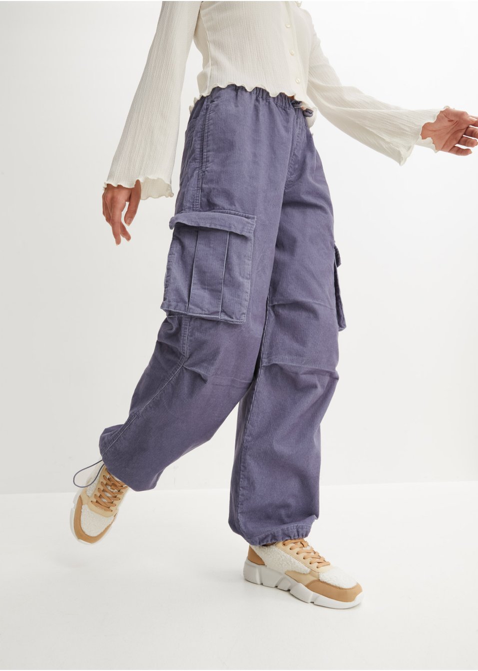 Pantalon en velours côtelé