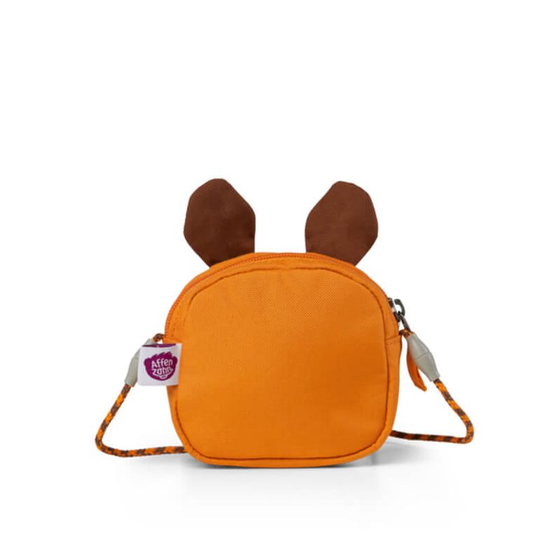 Porte monnaie enfant 12 cm Souris Orange