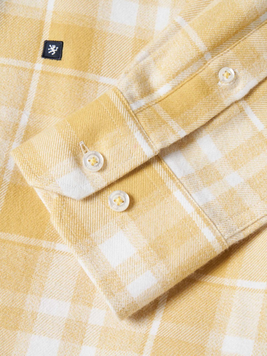 Camisa xadrez regular fit em flanela