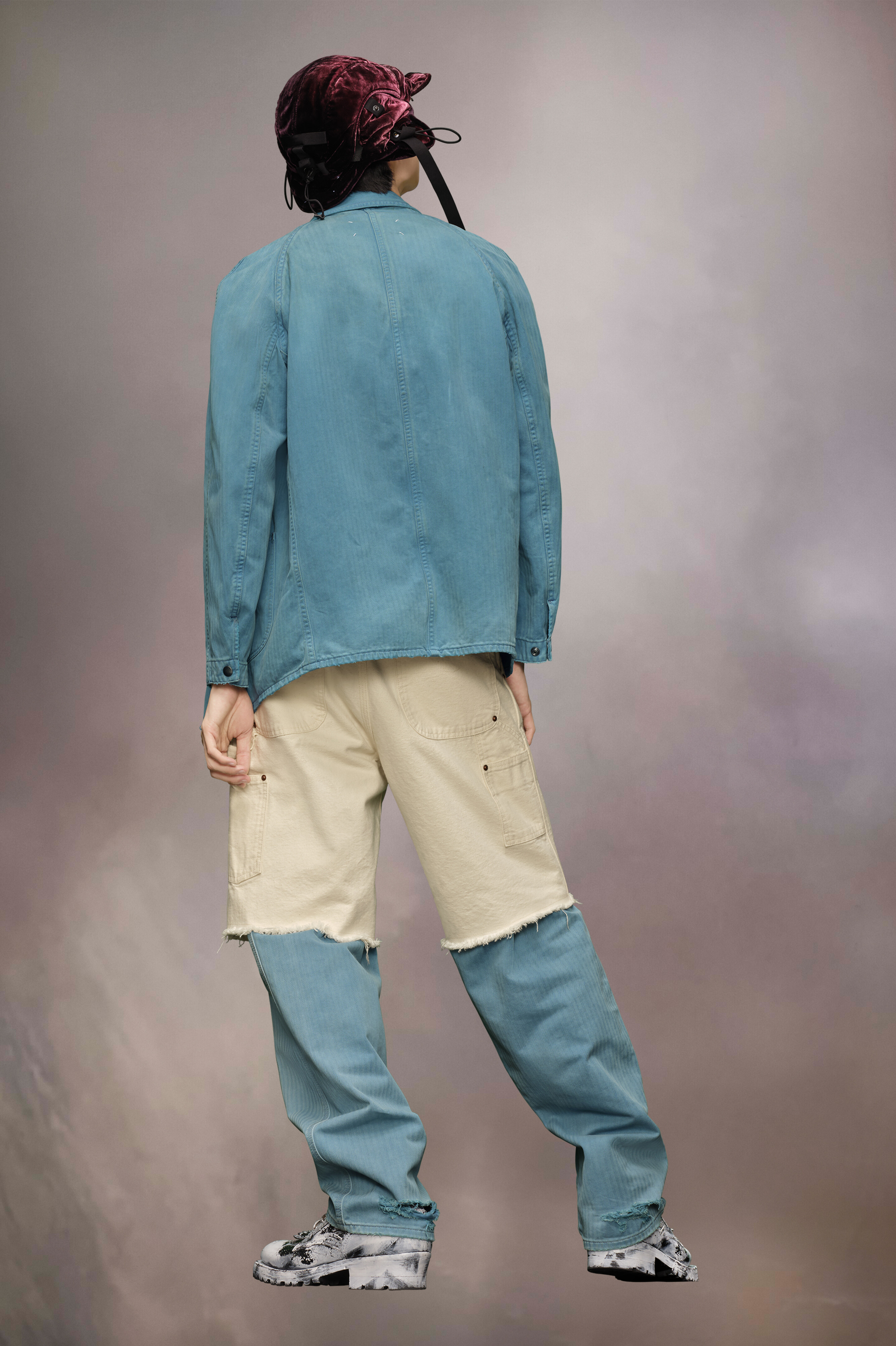 Caban en denim