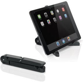 Mobilis Portable Fold-up Stand Support passif Mobile/smartphone, Tablette / UMPC Noir