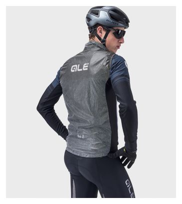 Veste Sans Manches Alé Black Reflective Noir