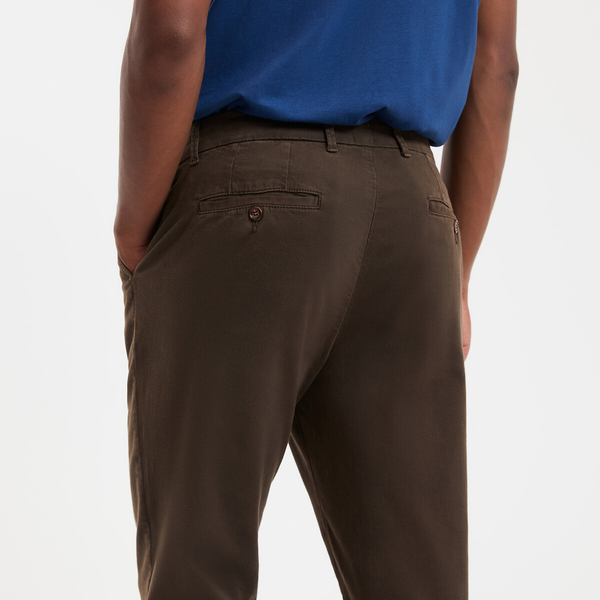 COLEÇÕES LA REDOUTE<br>Cuecas chino regulares, Assinatura FRANÇOIS