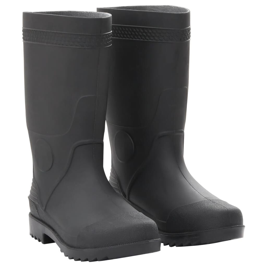 vidaXL Regenlaarzen, Zwart, Maat 38, PVC