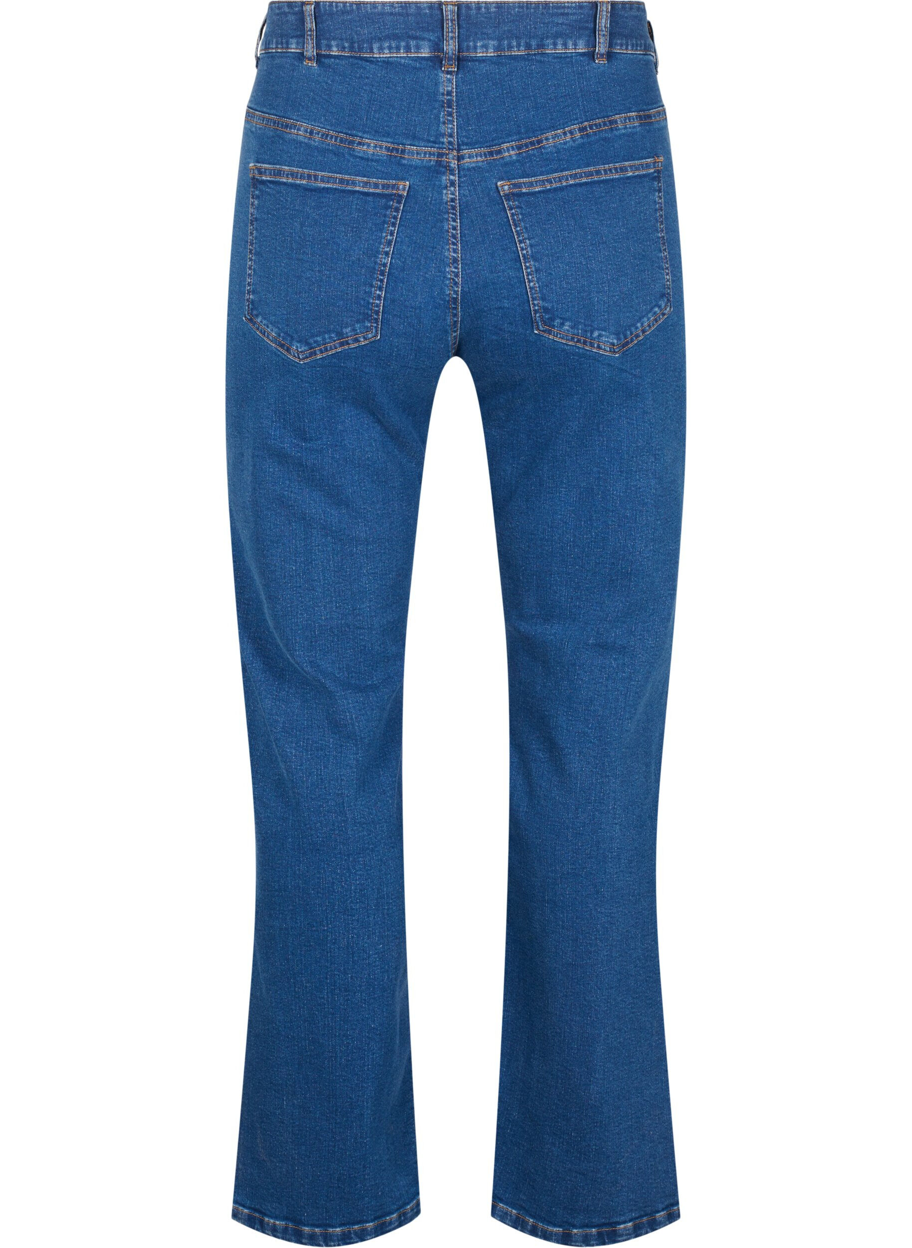 Højtaljede Gemma jeans med straight fit