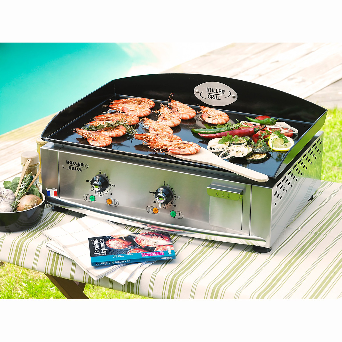 GRELHA DE ROLOS<br>Plancha elétrica PRE 600