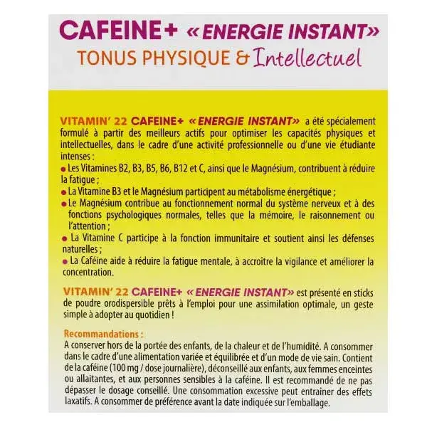 Ineldea Vitamina 22 Cafeína + 14 Sachês