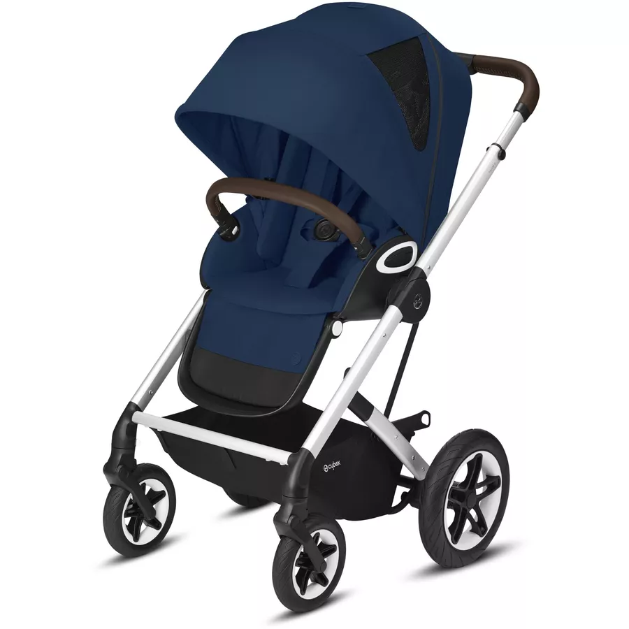 cybex GOLD Kinderwagen Talos S Lux Silver Navy Blue