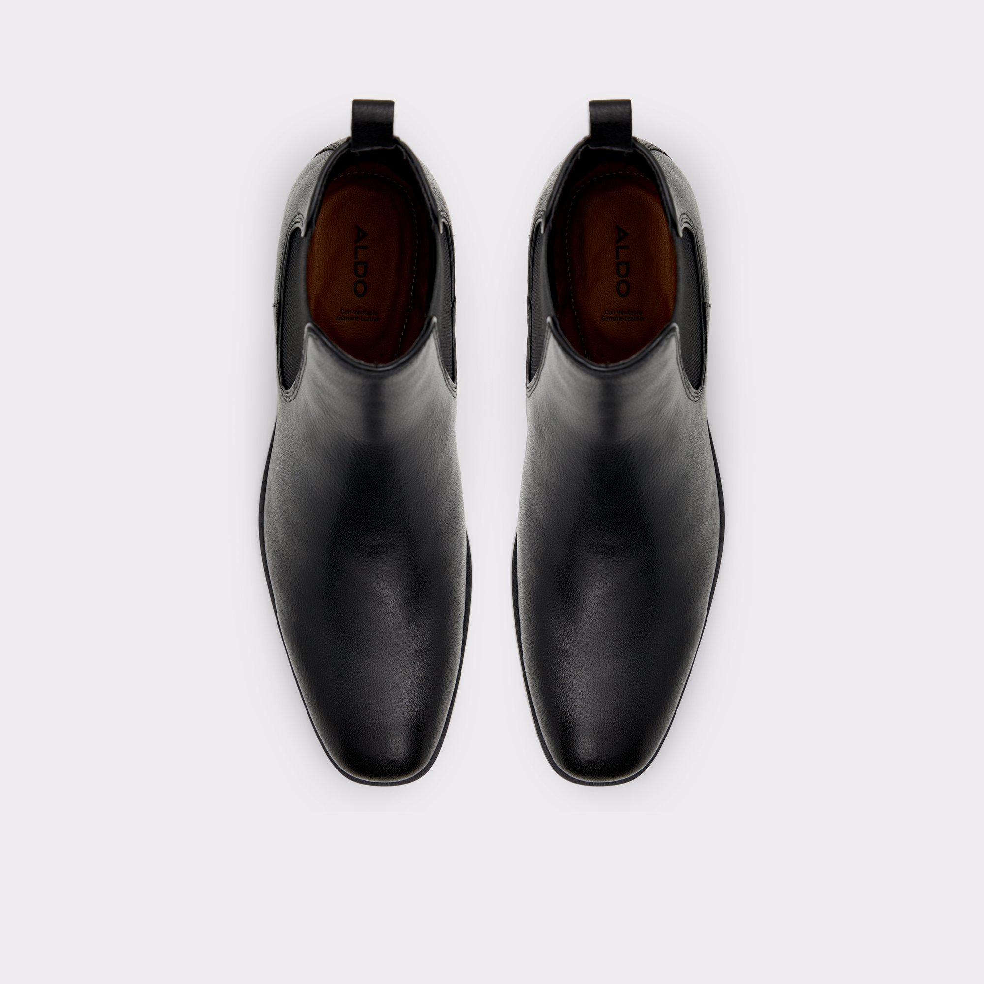 Perth Black Leather Smooth Men Dress boots