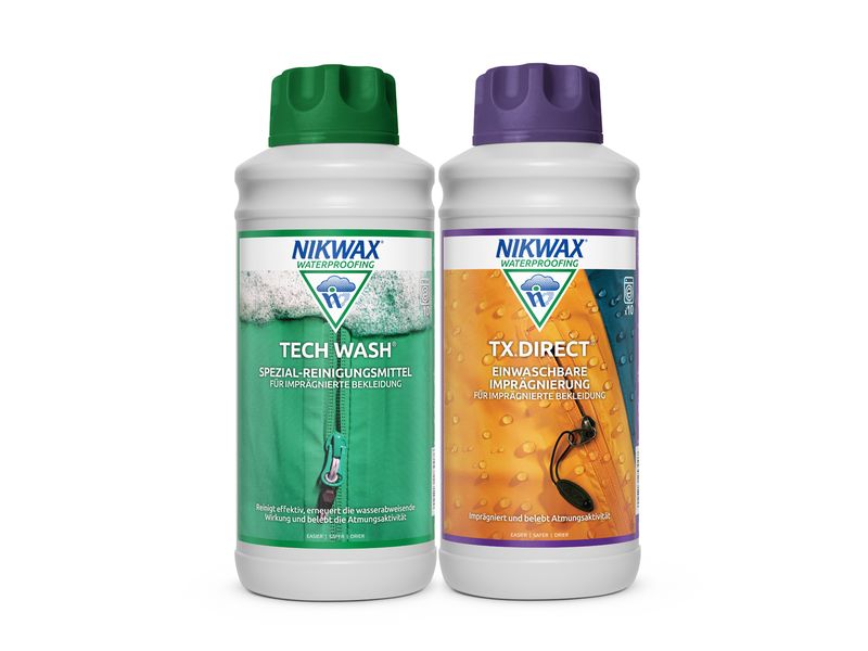 NIKWAX Set Tech Wash & TX.Direct Wash-In 2 x 1 l Waschmittel und Flüssigimprägnierer