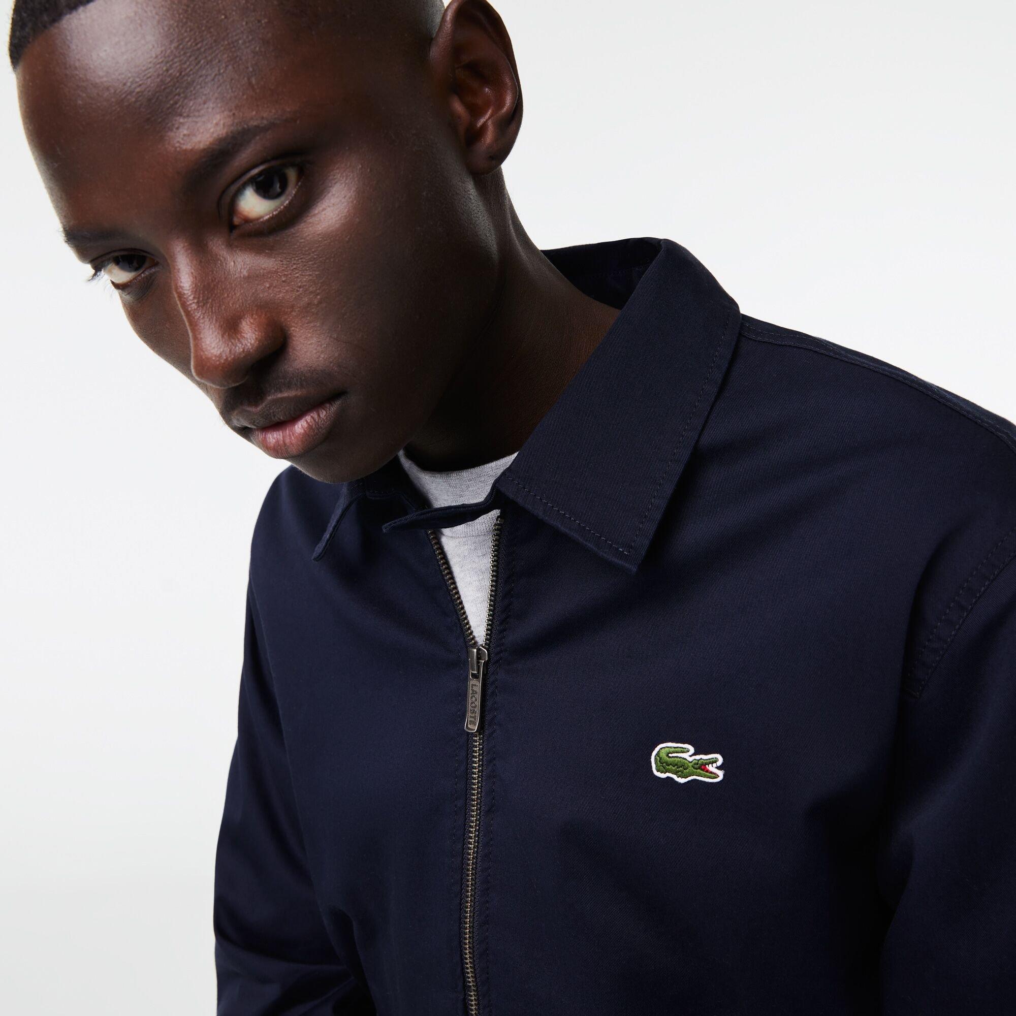 Lacoste Gabardine Zip Up Jacket