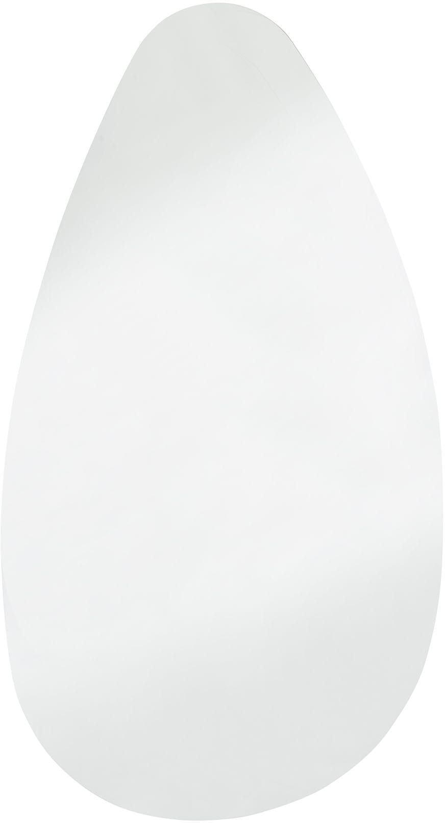 SalesFever Wandspiegel »Design-Spiegel für stilvolle Akzente« Elegante Tropfenform: oval