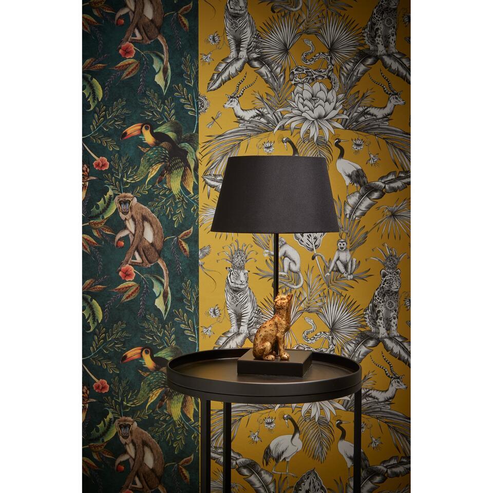 Tafellamp Leopard Zwart