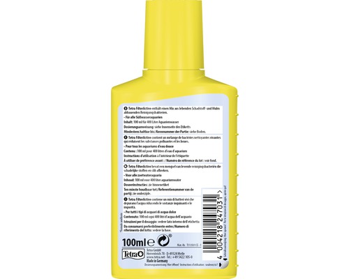 Filterbacteriën Tetra Filter Active 100 ml