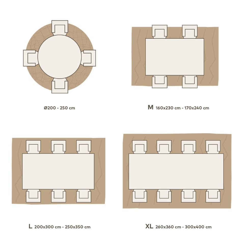 LUXOR-living Outdoorteppich LAGO 240 x 340 cm grau/rost