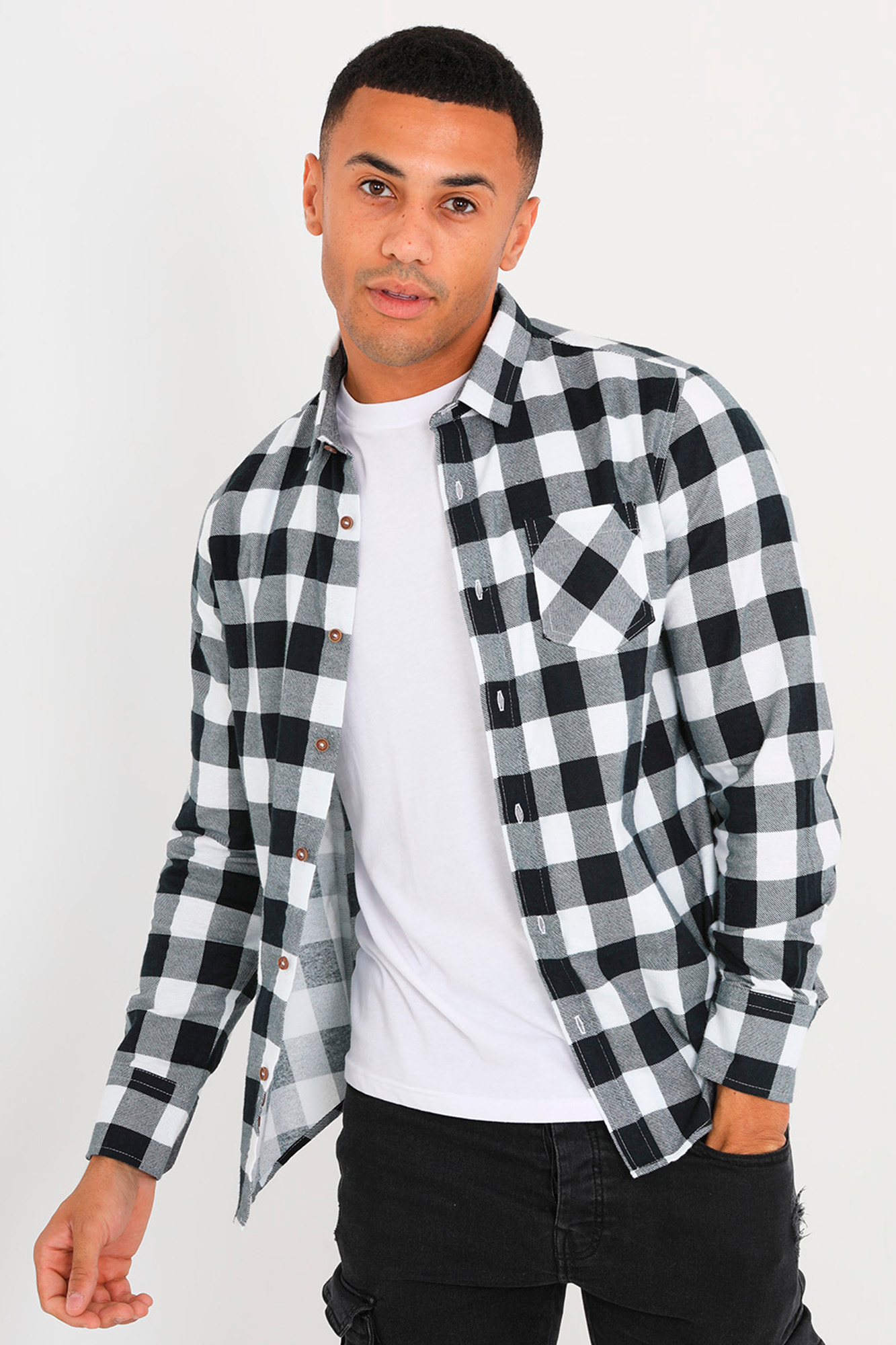 Camisa de flanela xadrez