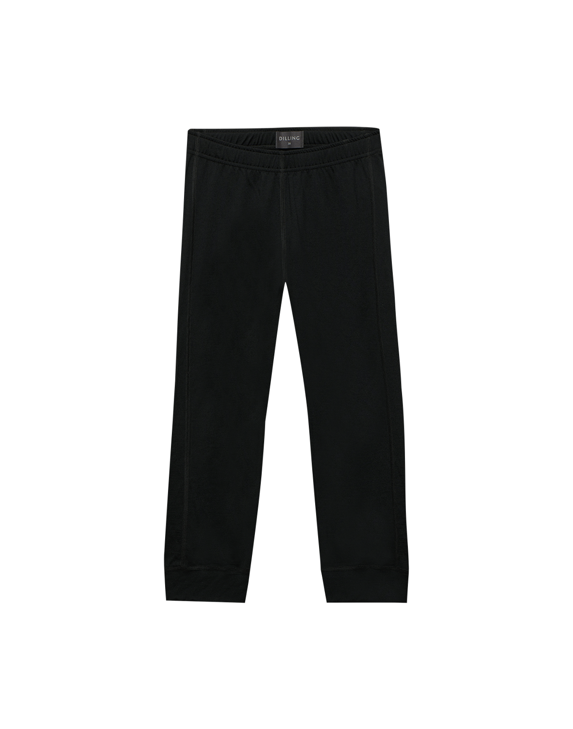 3/4 legging van merinowol voor dames in Zwart