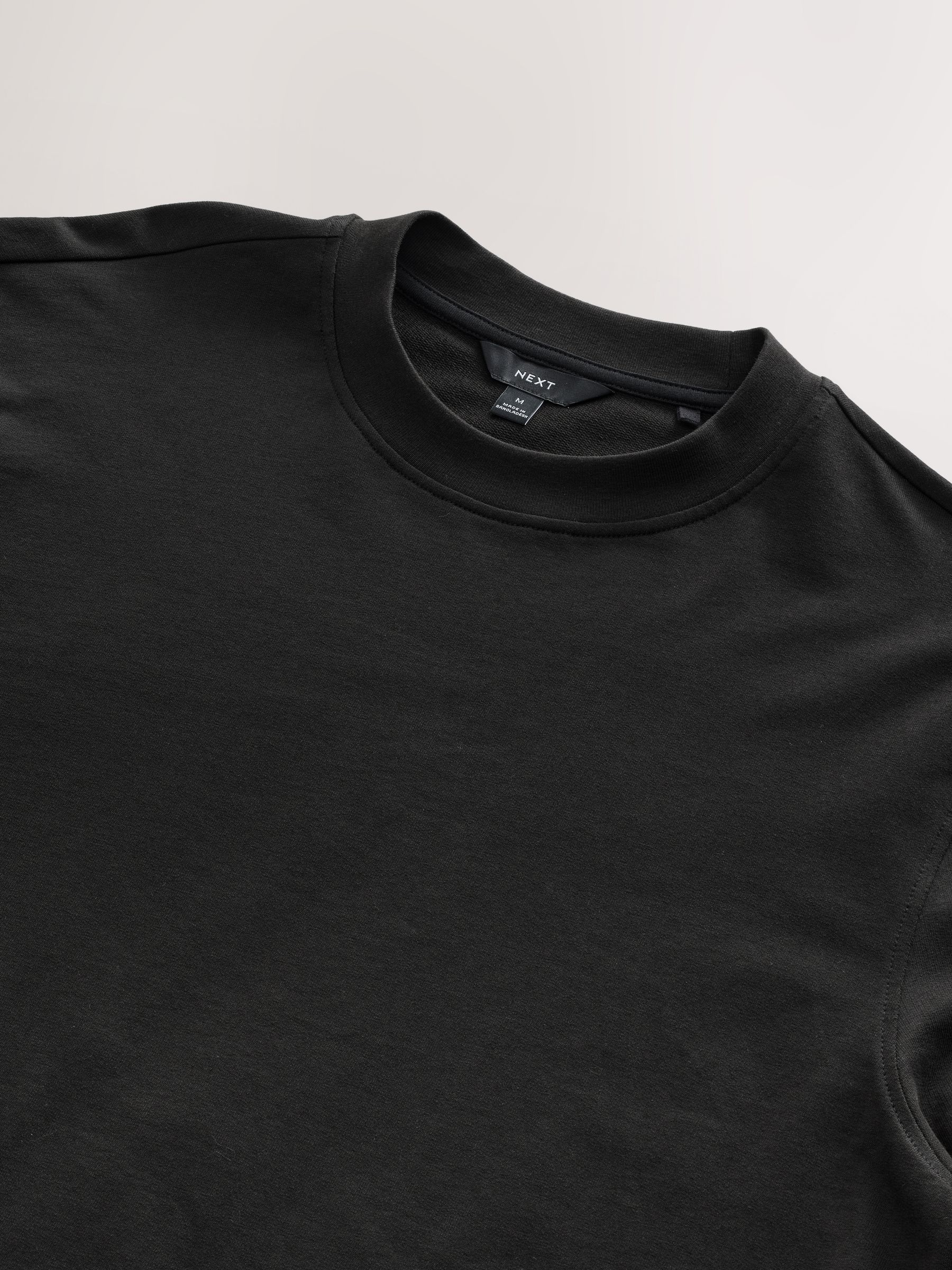 Zwart - Dun sweatshirt met ronde hals