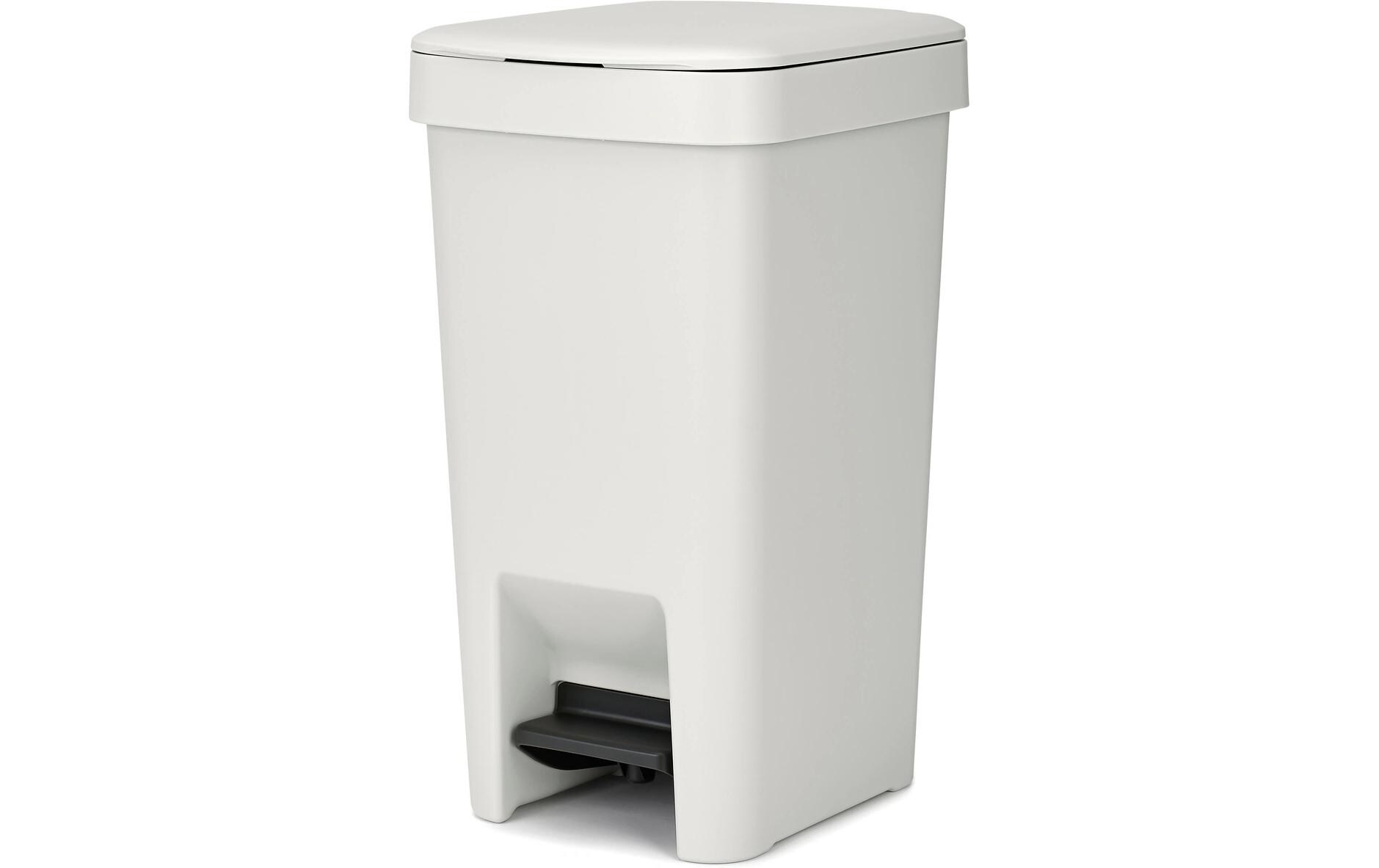 Recyclingbehälter StepUp 10 l, HellgrauTreteimer für Recyclingmaterialien