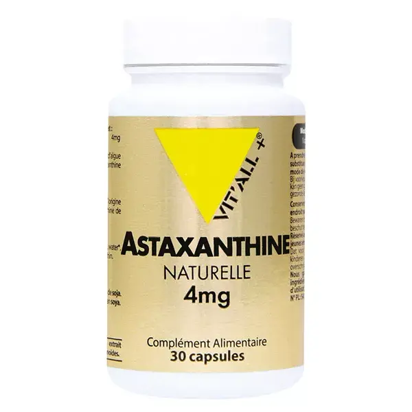 Vit'all+ Astaxantina Natural 4mg 30 cápsulas