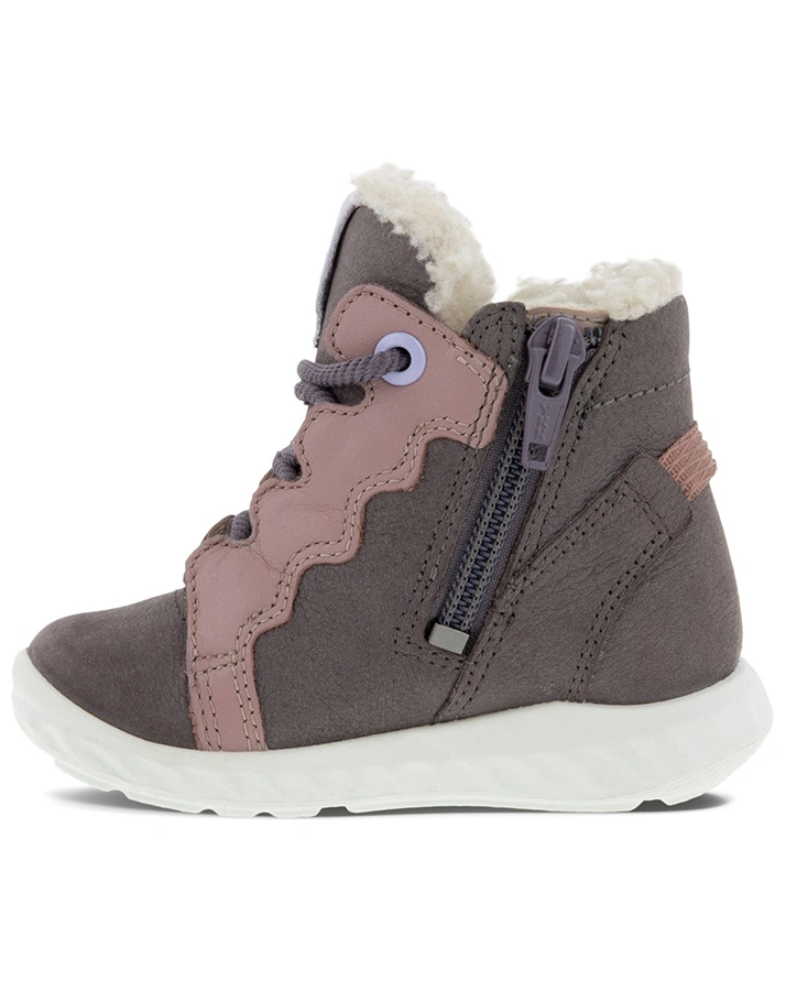Leder-Stiefel SP.1 LITE INFANT gefüttert in gravity/woodrose