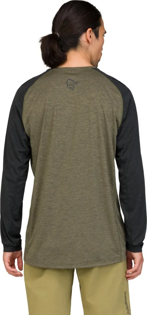 Norrøna Fjørå Equaliser Lightweight Long Sleeve M'S Olive Night