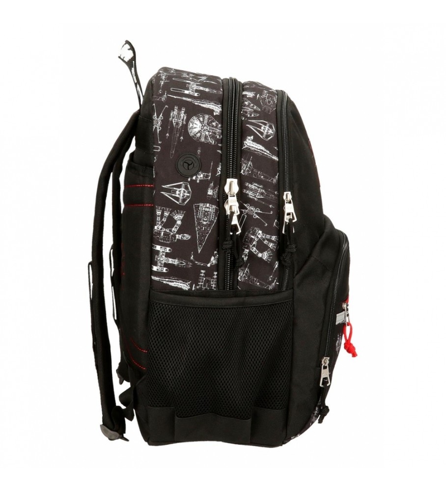 Joumma Bags Mochila escolar Star Wars Space mission Doble Compartimento preto