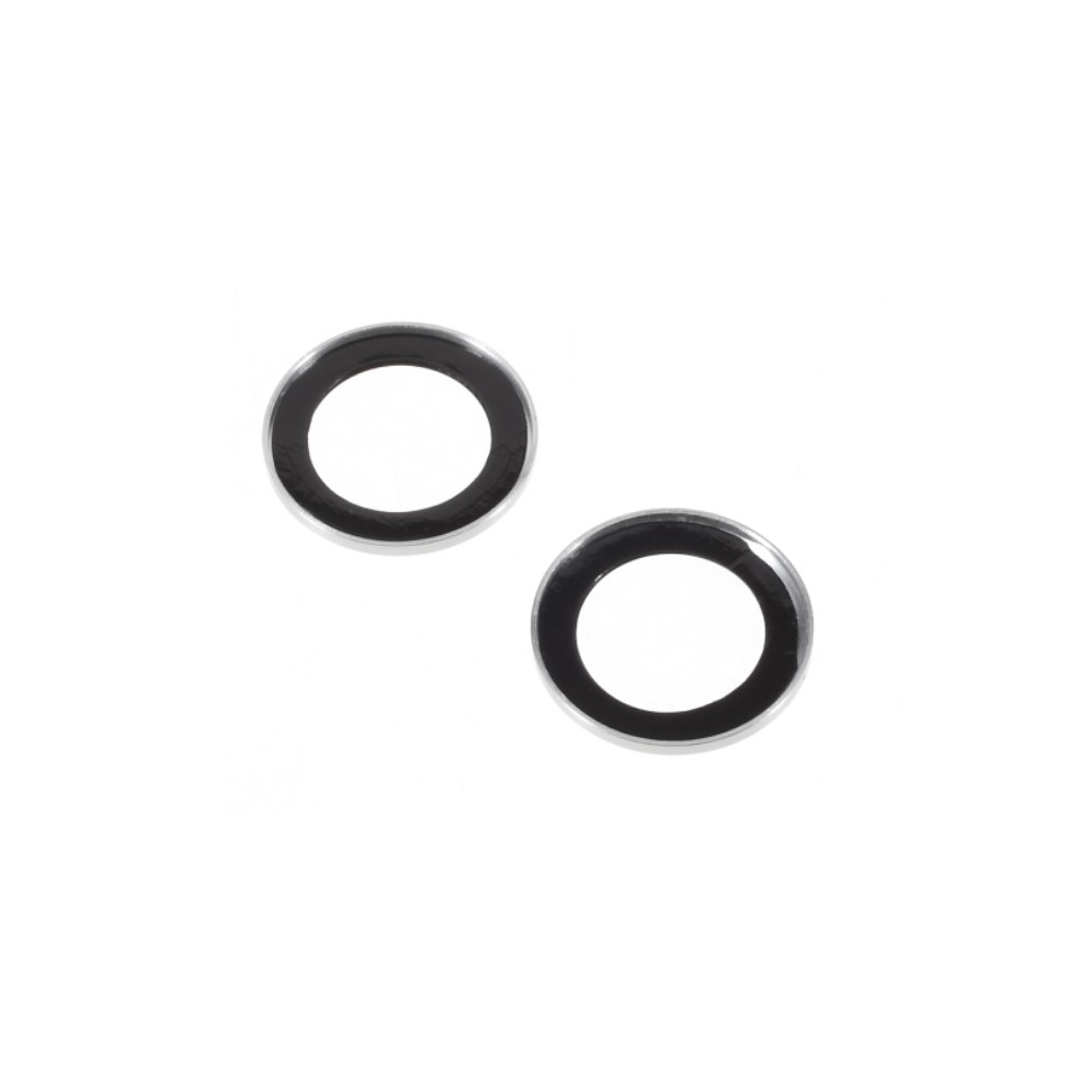 iPhone 13 / iPhone 13 Mini Kameraschutz Objektiv Ring Protector Abdeckung - Silber