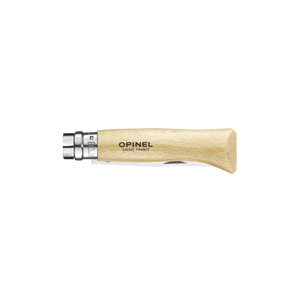 Couteau pliant tradition N°8 Inox 8,5 cm manche en hêtre Opinel