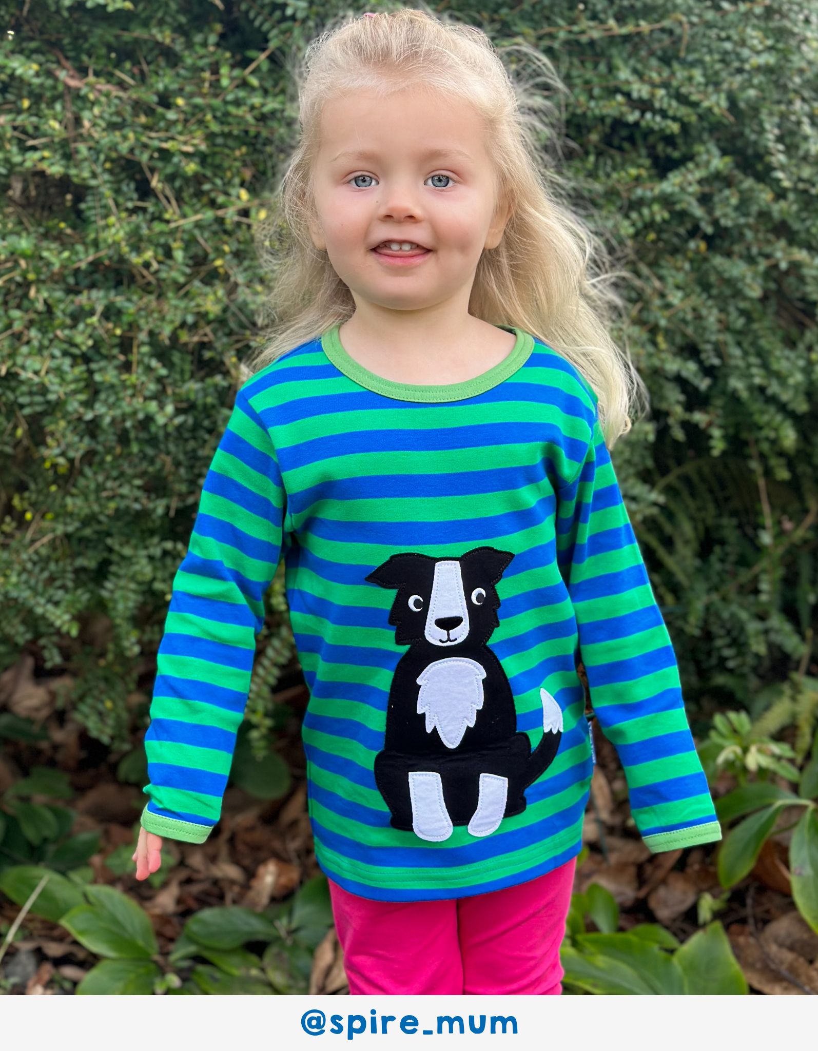 Toby Tiger Langarmshirt mit Hunde Applikationen