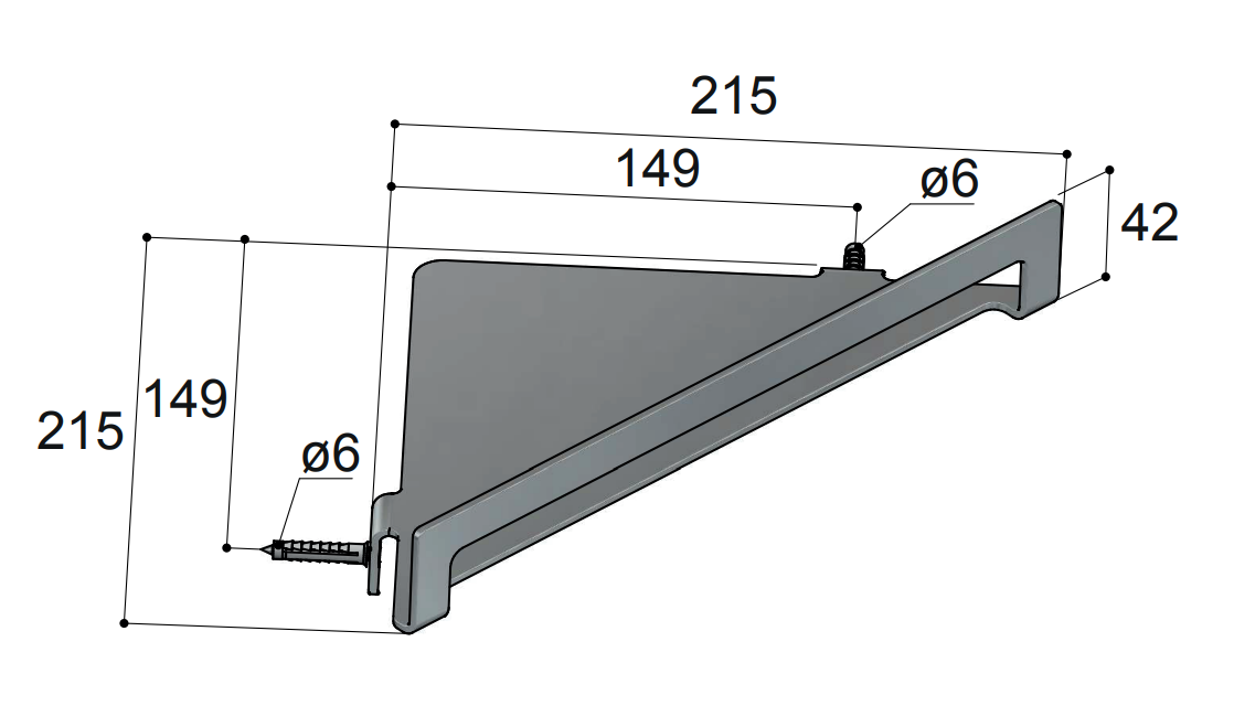 Hotbath Archie design doucherekje hoek gunmetal geborsteld PVD