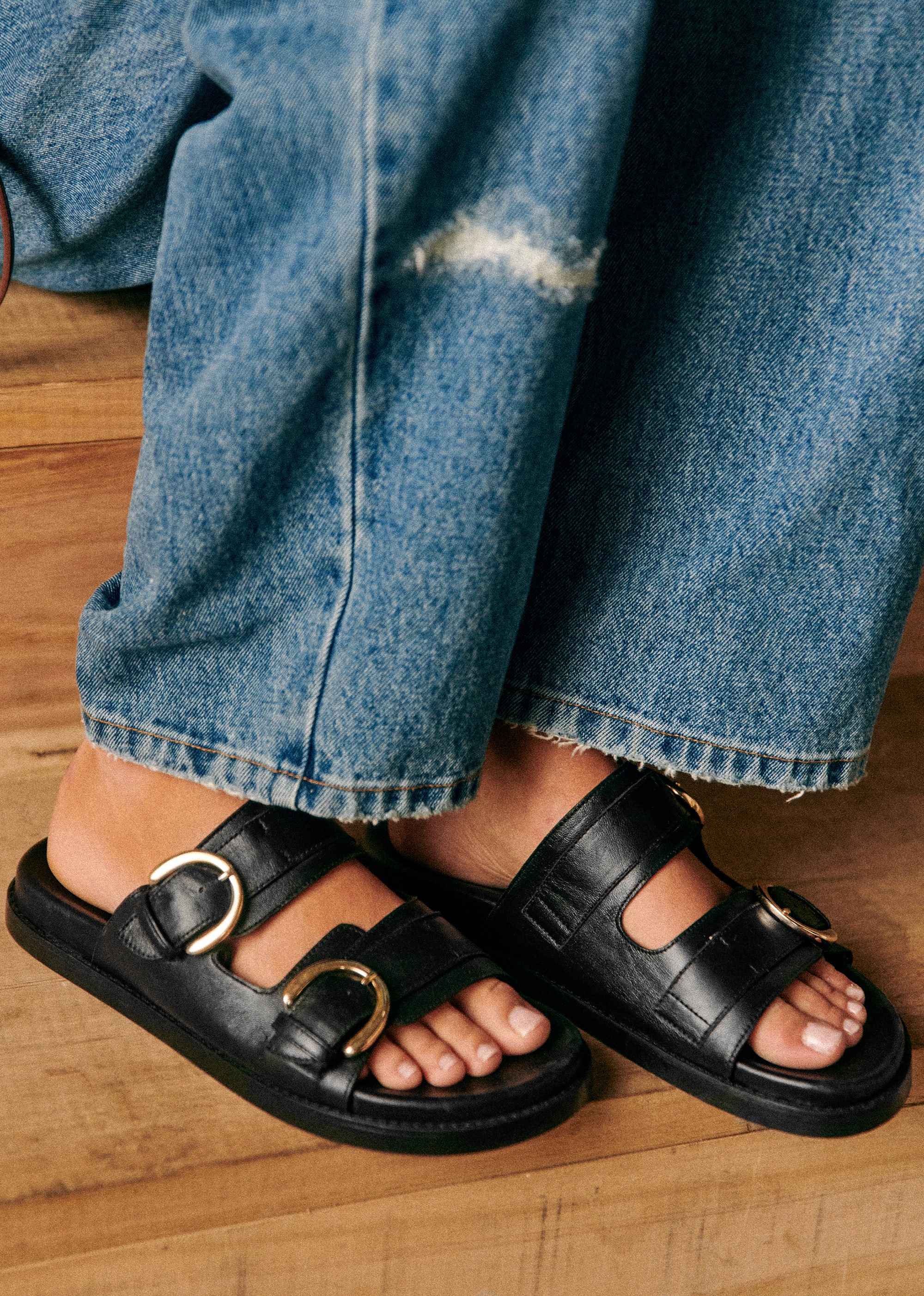 Mule Low Lenny - Noir Lisse - SOULIERS/SOULIERS Sandales 5906232