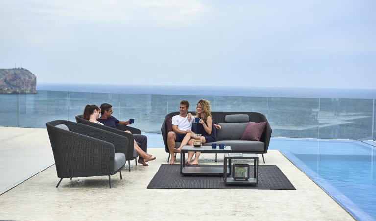 Cane-Line Mega 2-zits loungebank