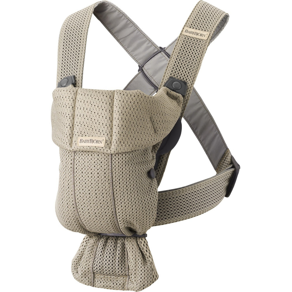 Køb BabyBjörn Grey Beige Bæresele Mini | Luksusbaby