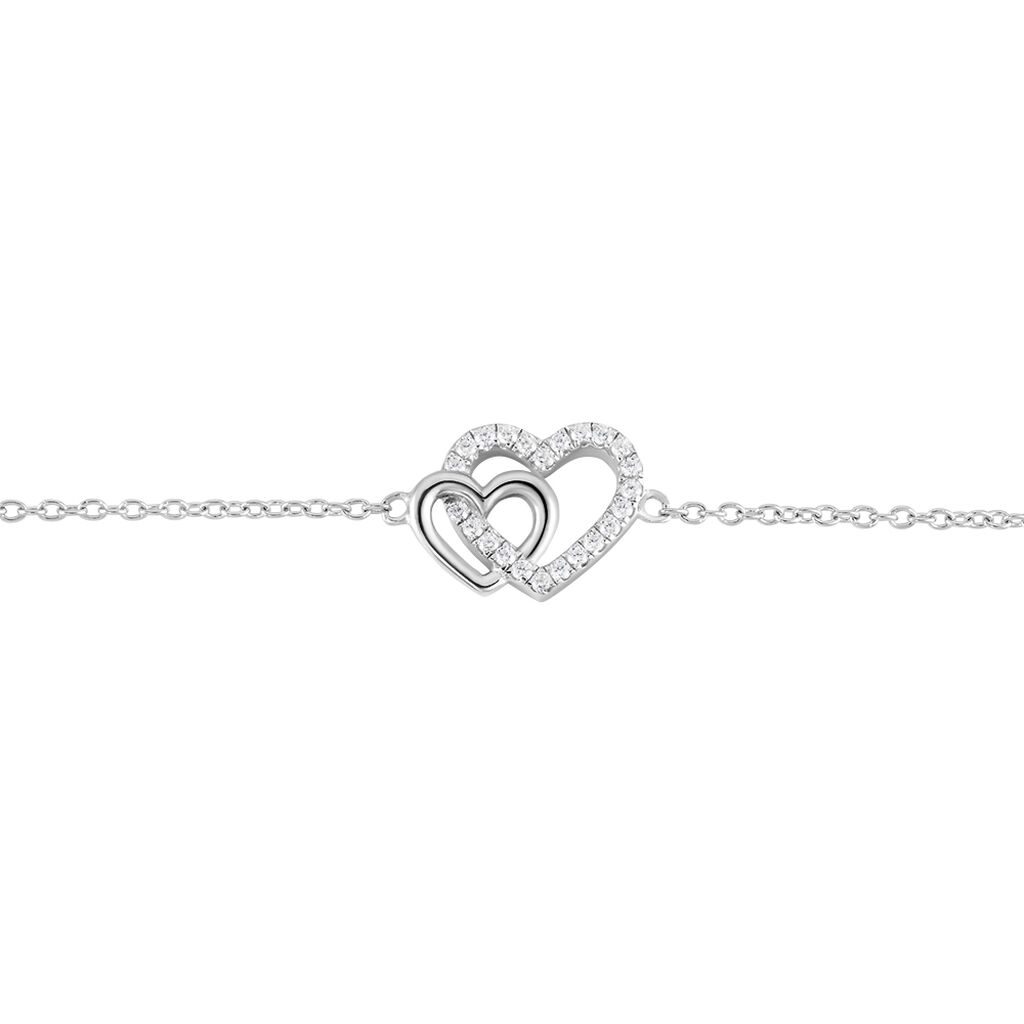 Bracelet Argent Blanc Marina Oxydes De Zirconium