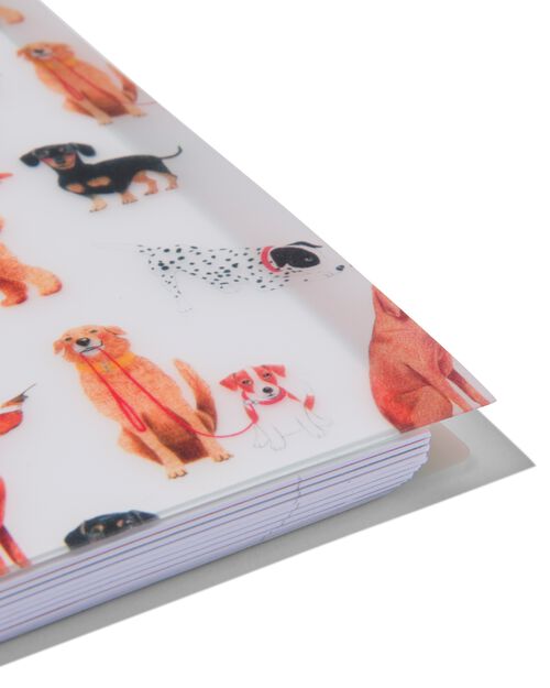 cahier à spirale 10-en-1 A4 ligné chiens