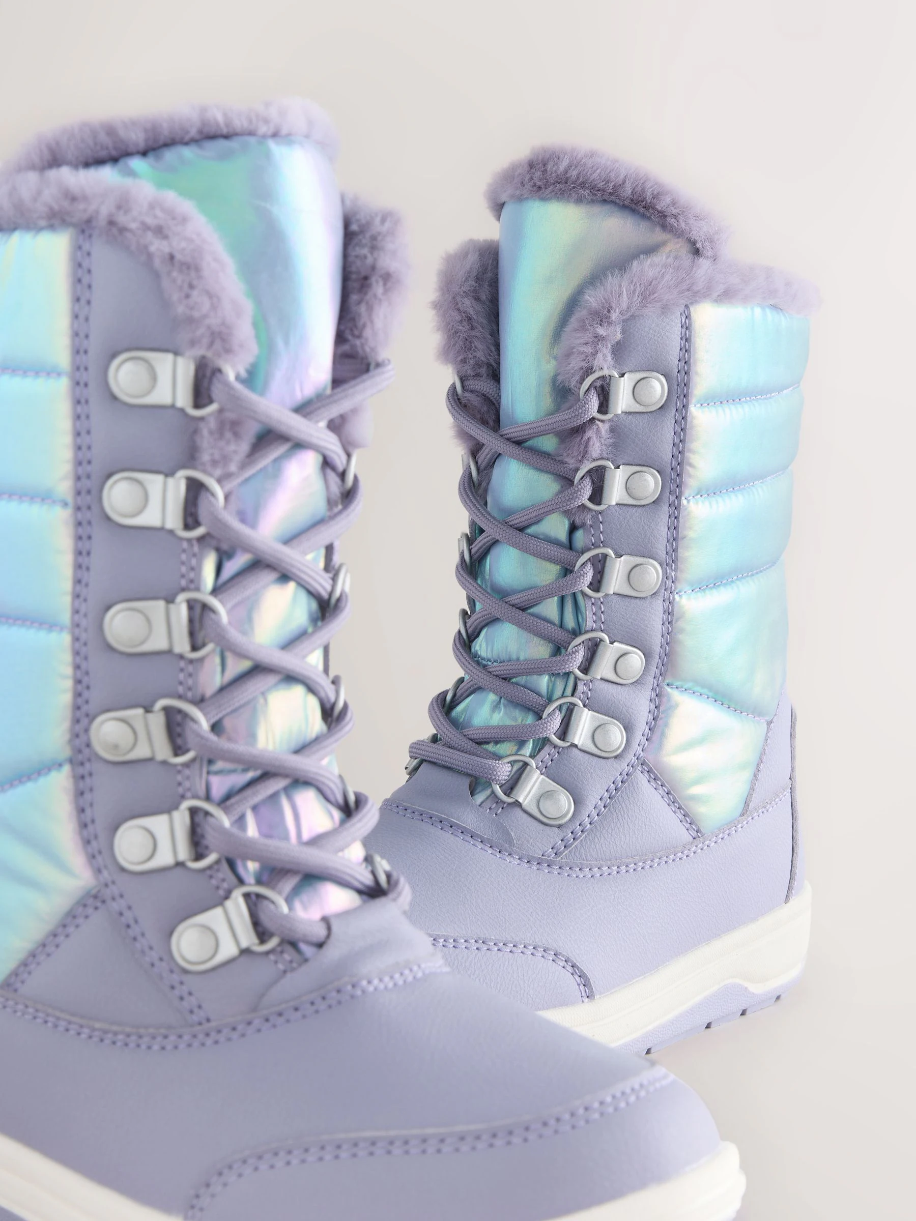 Lilac Purple Iridescent - Waterdichte snowboots
