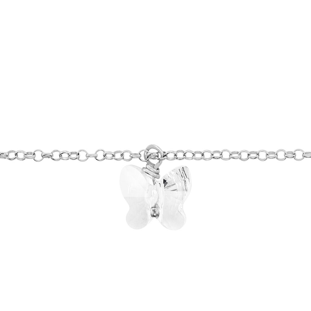 Bracelet Argent Blanc Patriki Cristal De Swarovski