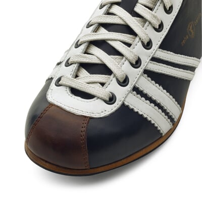 Ledersportschuh, Dunkelblau