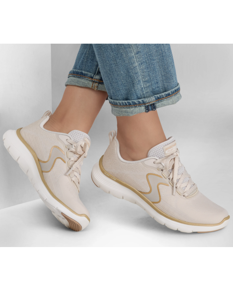 Skechers - Flex Appeal 5.0 - Natural/Gold