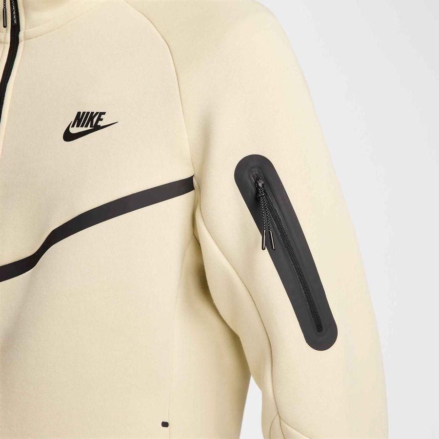 Nike Sweat à Capuche Tech Fleece 24 FZ Coupe-Vent - Kaki/Noir