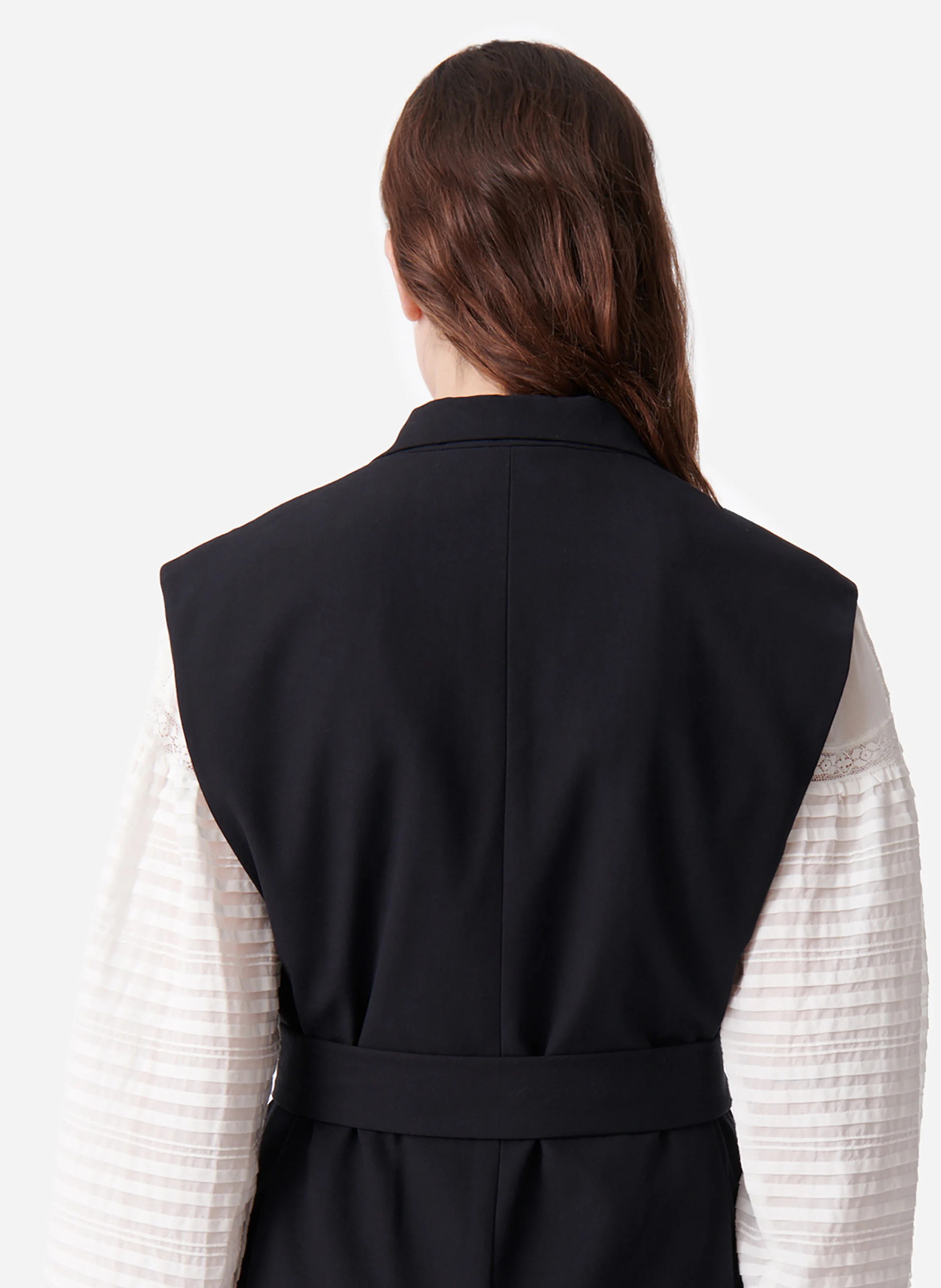 CHRISTEN - Veste col tailleur | Noir