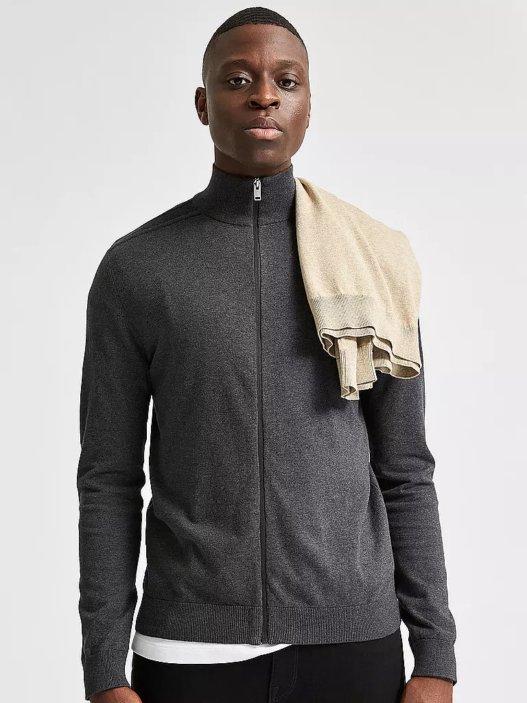 SELECTED Strickjacke grau