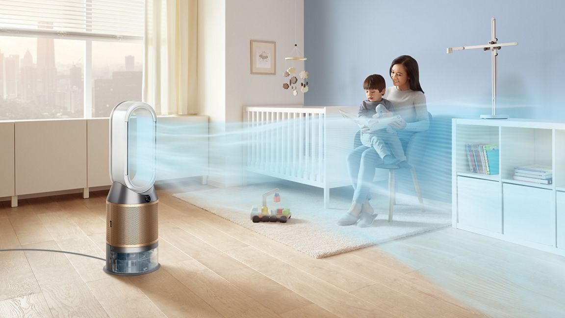 PH04 Purifier Hot   Cool Formaldehyde Luftreiniger Standventilator Luftbefeuchter mit Heizfunktion (379491-01)